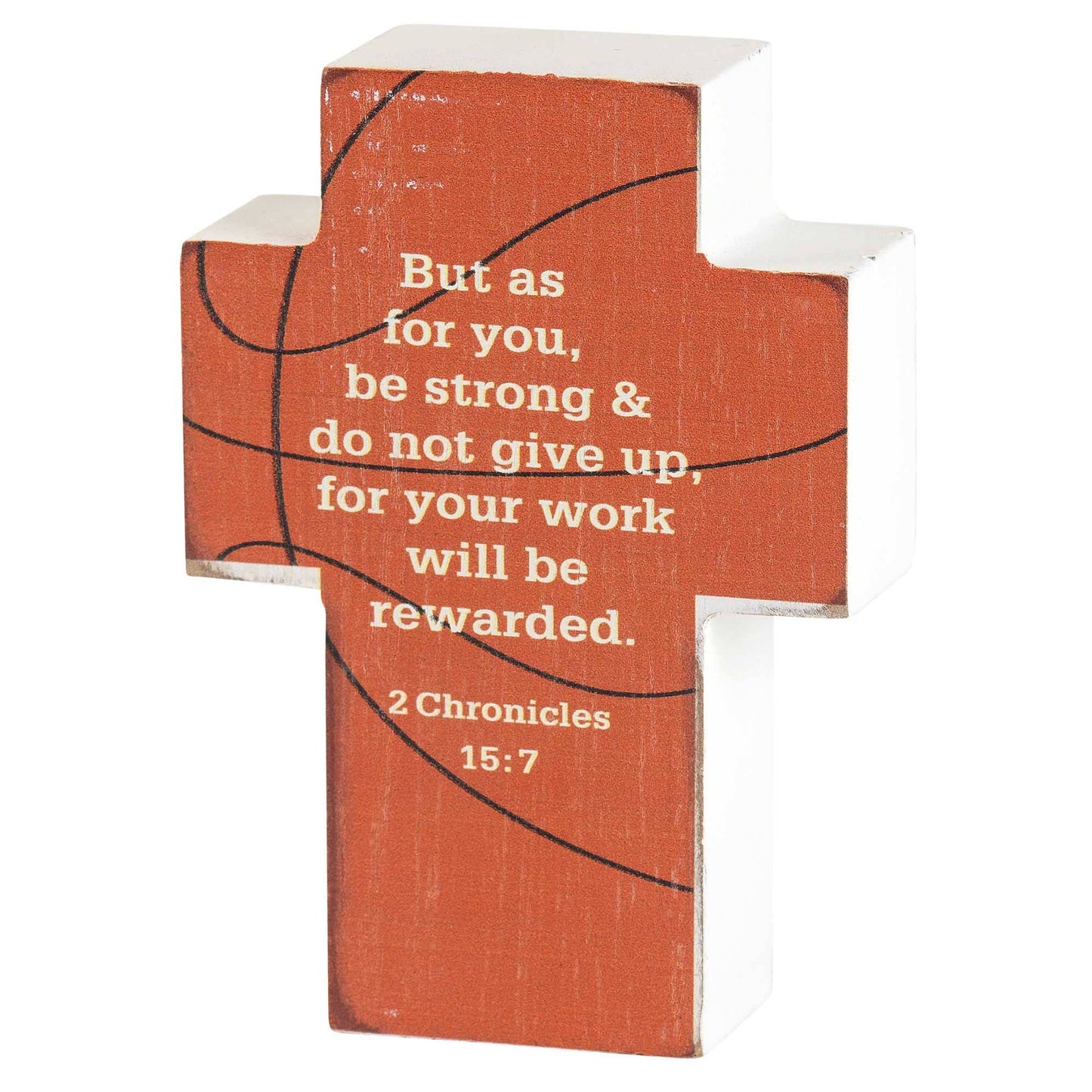 BASKETBALL 2 CHRONICLES 15:7 CROSS