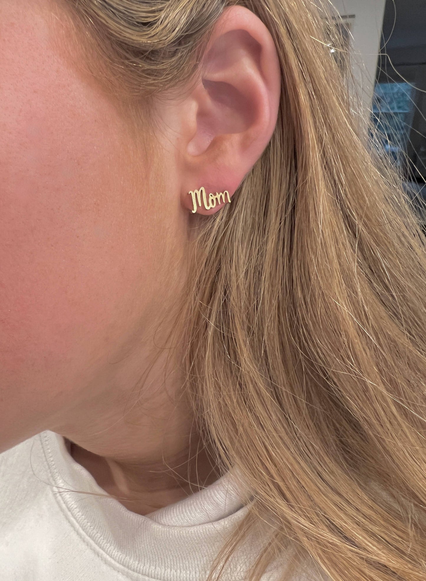 Ram Mom Earrings - Go Rams!