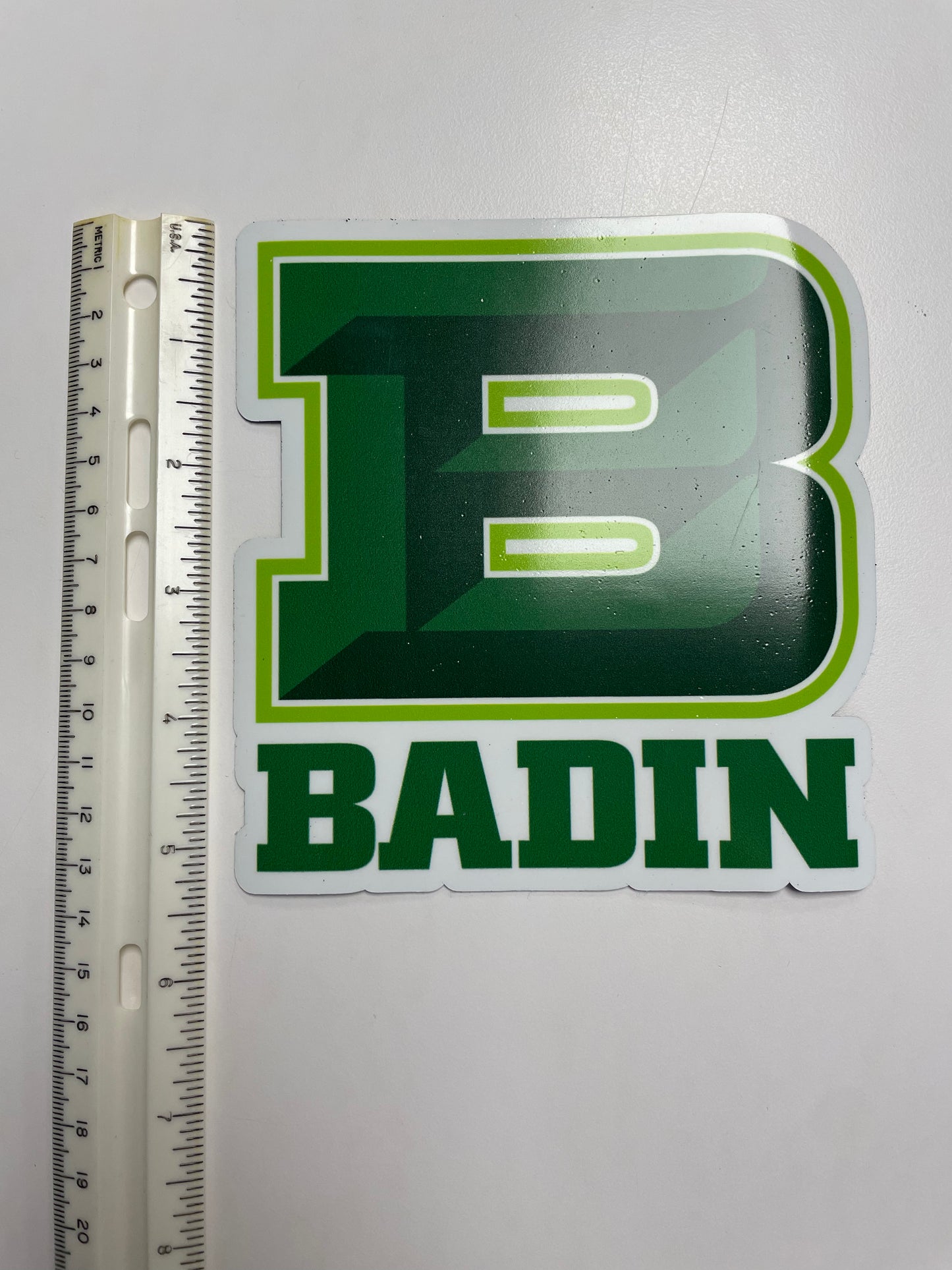 Badin "B" Car Magnet