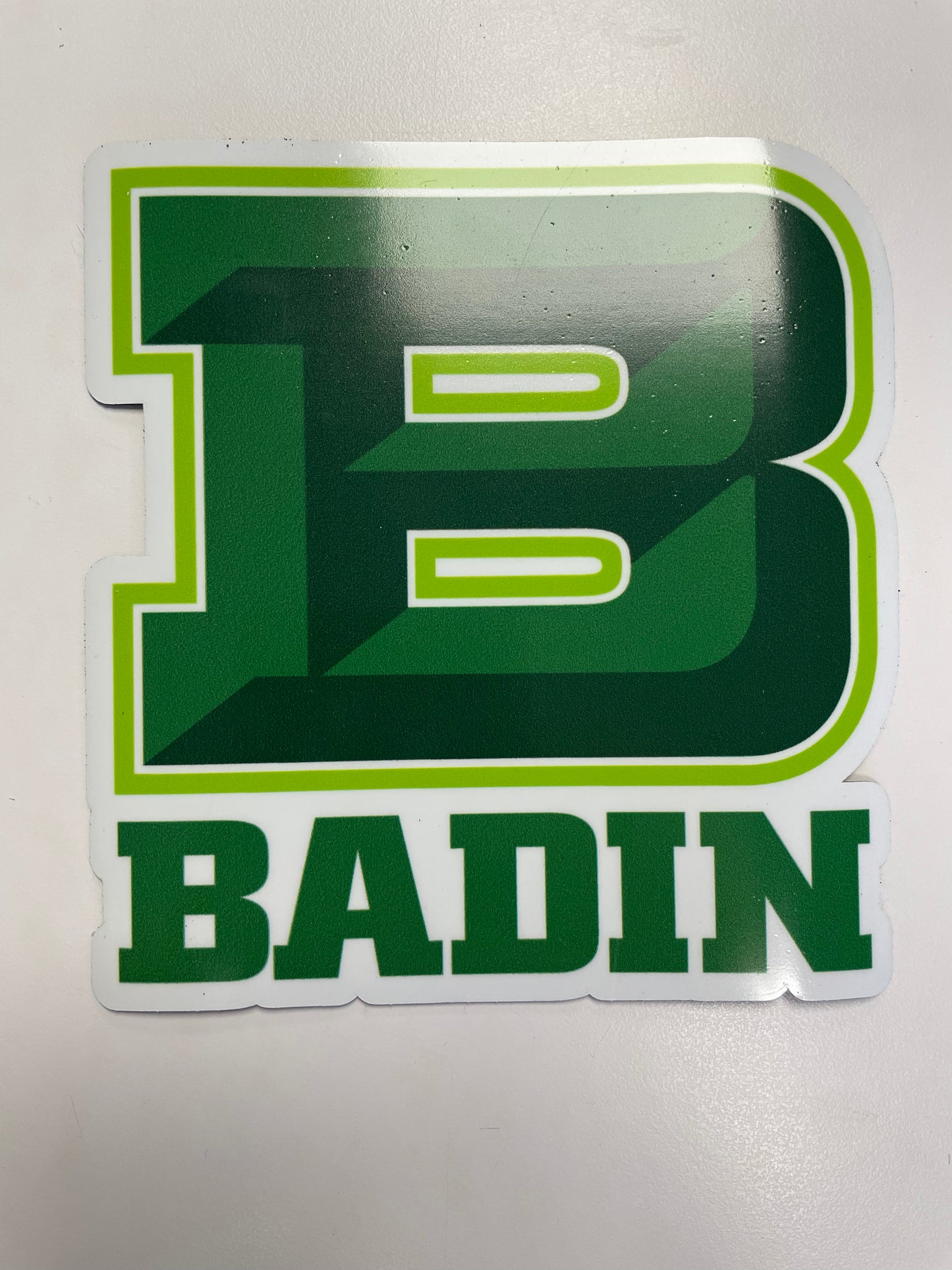 Badin "B" Car Magnet