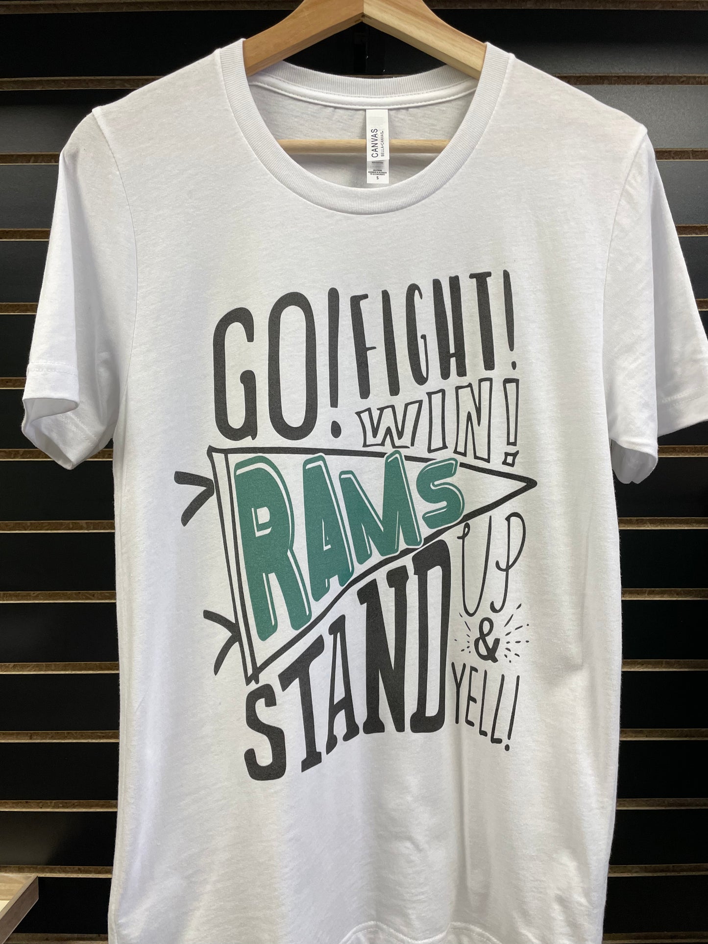 RAMS Pennant Go Fight Win Tee