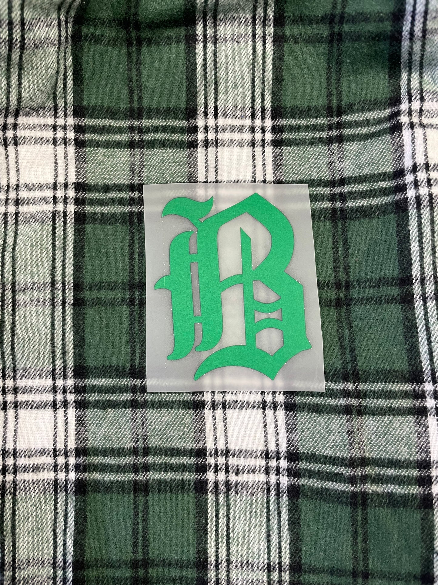 Adult Pajama Unisex Flannel PJ Pant w Pockets: Green/White Plaid