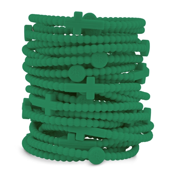 Jesus Silicone Cross Bracelet