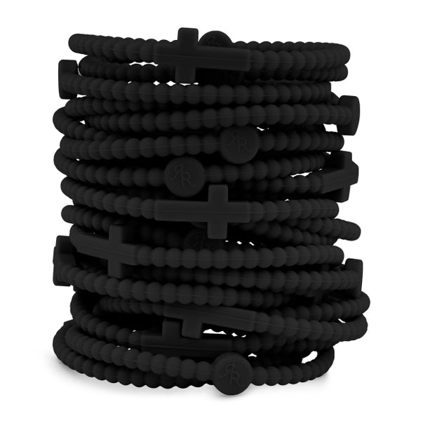 Jesus Silicone Cross Bracelet