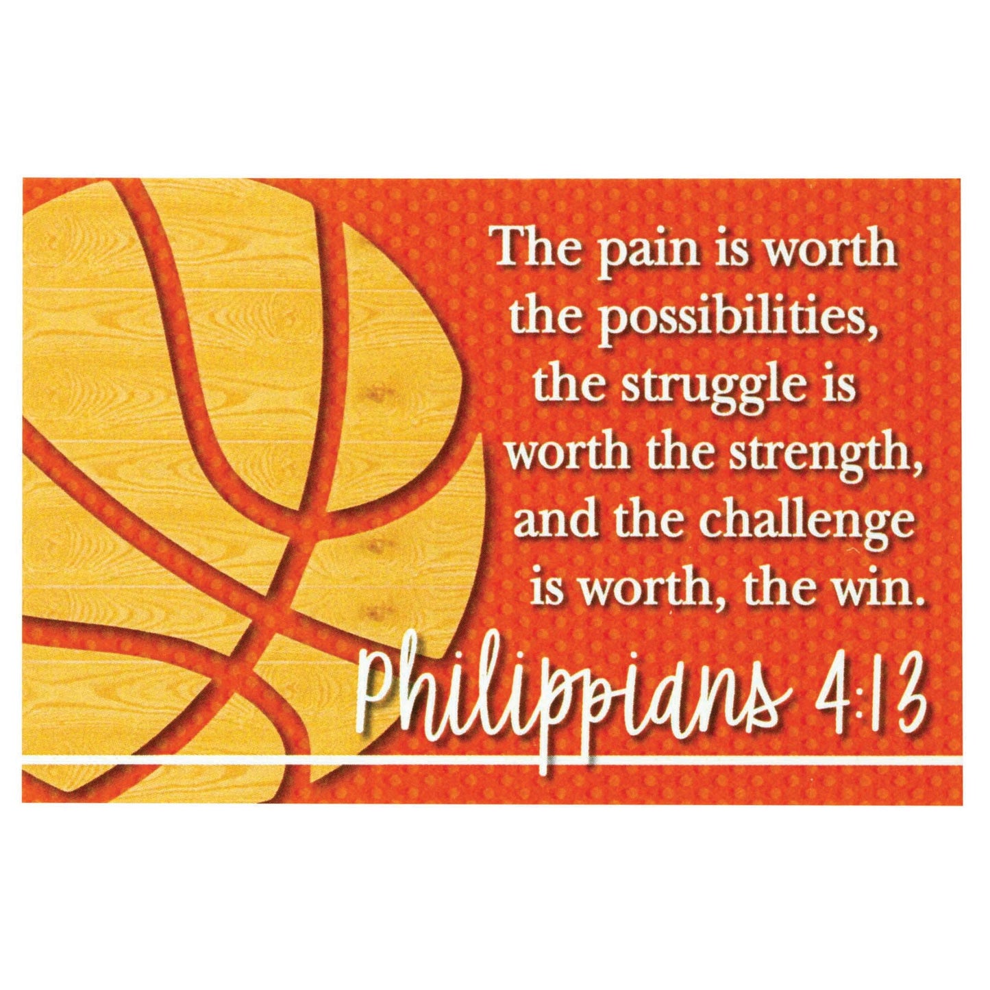 Itty Bitty Card Basketball Phillipians 4