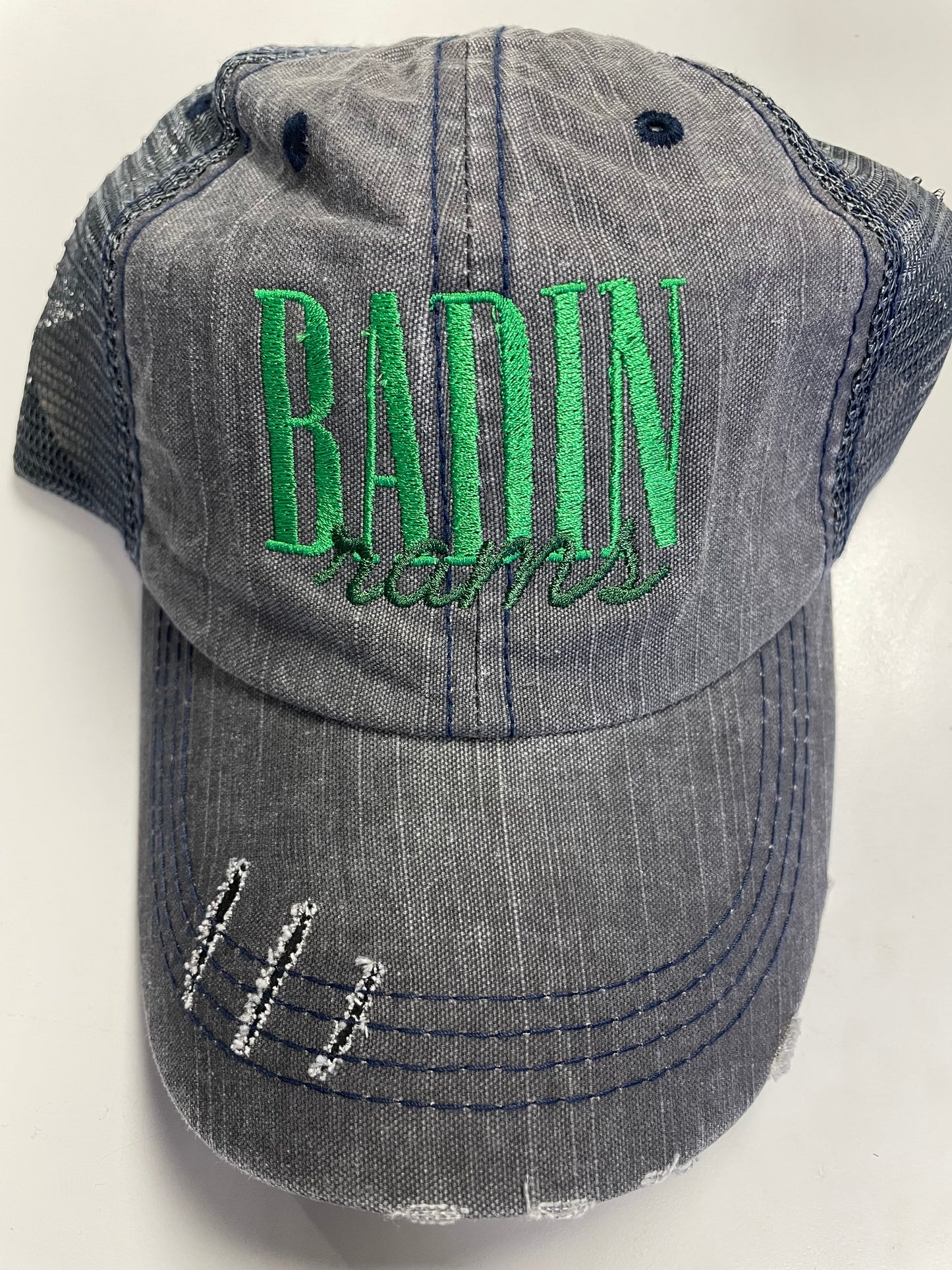 BADIN Rams Charcoal Baseball Hat