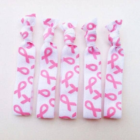 Breast Cancer Awareness Hair Tie (each)