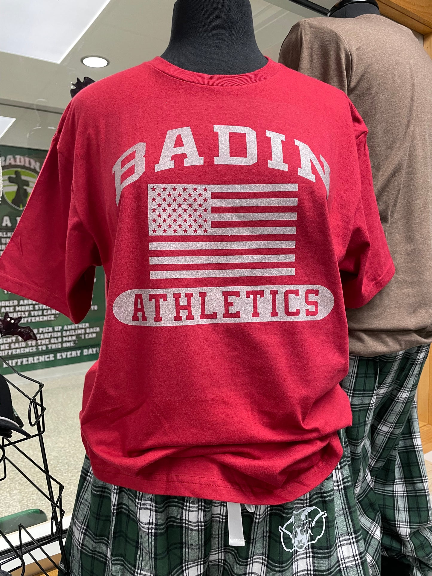 USA Theme Art Cardinal Red Softstyle Tee