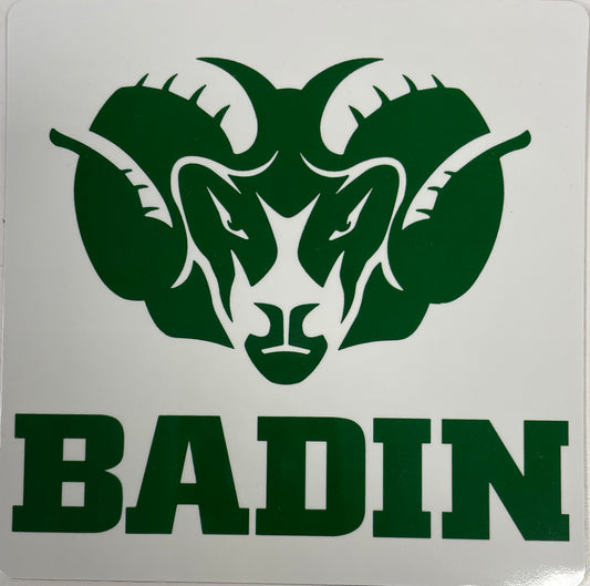 BADIN Ram Car Magnet