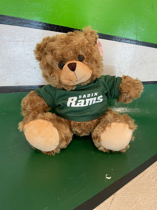 Mocha Bear in Badin Green Sweatshirt