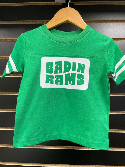 Vintage Green & White Football Onesie OR Little Kid Tee