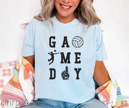 Volleyball Stacked Game Day #BS6599